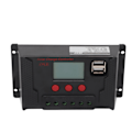 Miniatyrbild 3 av 8: LCD PWM Solcellsladdningsregulator 12V 24V Automatisk Identifiering Solcellsladdningsregulator
