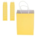 Miniatyrbillede 8 af 8: 20 stk Bærbare Kraftpapirposer Pakke Gavepose Tilbehør til Shopping Fødselsdagsfester 15 x 8 x 21cm Gul