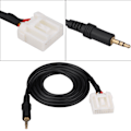 Miniatyrbillede 3 af 8: 3,5 MM AUX Audio Input Radio MP3-afspiller Mobiltelefon Indgangsadapterkabel til Mazda 3/6