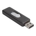 Miniatyrbillede 7 af 8: U Disk PushPull USB2.0 Hukommelse Bil Flash Drev Metal Gave Computertilbehør Grå(128GB )