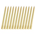 Miniatyrbilde 8 av 8: Twisted Long Candle Soy Wax Røykløs Metallic Twisted Lysestake for Bryllupsfest Gull
