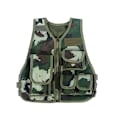 Pikkukuva 1 / 8: Lämpöiset lasten kamouflageliivit ulkoilun ja leikkien varten (Jungle Camouflage S)