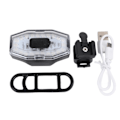 Pikkukuva 1 / 8: LED-pyörävalot USB-ladattava ultrakirkas varoitus takavalo Varoitus Pyörälampun yöajoon