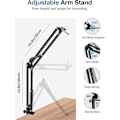 Miniatyrbillede 2 af 5: Opgraderet Mikrofonarm Stativ til Blue Yeti, Snowball, HyperX QuadCast