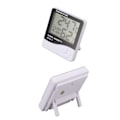 Miniatyrbillede 3 af 8: Indendørs Termometer Høj Præcision med Stor Skærm Vækkeur Funktion Digital Hygrometer til Hjemmet Soveværelse
