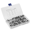 Miniatyrbilde 2 av 8: 42 stk Rustfrie Stål Cinch Klemmer Ringer Enkelt Øre 1/2 tommer 3/4 tommer for PEX Rør Rørtilkoblinger