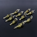 Miniatyrbillede 3 af 8: 10 stk Rejesimulering bløde rejer agn Krog Tackle base fiskeri lokker