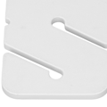 Miniatyrbillede 2 af 8: 4 stk Scuba Choice Cave Diving Line Marker Kompakt Enkel Synlighed Vragdykning Line Marker Rektangulær Hvid