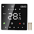Pikkukuva 1 / 8: 16A Älykäs termostaatti LCD-värillinen kosketusnäyttö PC Ohjelmoitava sähköinen lämmitystermostaatti kotiin, hotelliin, toimistoon AC 90-240V ilman WiFi