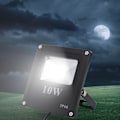 Pikkukuva 5 / 8: RGB 10W Ulkovalo LED-projektori kaukosäätimellä Pihalle AC85-265V (musta)