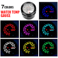 Miniatyrbild 8 av 8: 2in 52mm bil elektronisk vattentempmätare Temperatur analog mätare med sensor 7 färger LED Universal