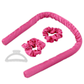 Miniatyrbillede 6 af 8: Curling Foam Hårrulle Varmefri Hårruller Pandebånd DIY Sove Hår Curling Tool Rose Red