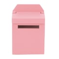 Pikkukuva 1 / 7: 1:12 Miniatyyri Nukkekoti Deko Villa Tarvikkeet Värillinen Puu Postilaatikko Käännettävä Postilaatikko Vaaleanpunainen