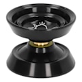 Miniatyrbilde 8 av 8: YoYo Ball uten respons aluminiumlegering Advanced Fade Free Utmerket for konkurranse med hanske 3 stk strenger svart