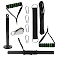 Miniatyrbillede 3 af 8: 11 stk/sæt DIY Træningsudstyr Tilbehør Hjemstyrke Power Training Device Kit