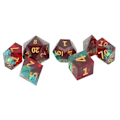 Pikkukuva 1 / 8: 7 kpl Noppasetti Epoksihartsi Polyhedron Kiillotettu Roolipeli Noppasetti Matematiikan Opetukseen Pöytäpeli Tyypin 1