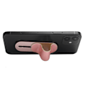 Miniatyrbilde 7 av 8: MOMO STICK Smartphone Stativ og Stropp Fingerholder Klebrighet 3‑trinns Justerbar ABS Rosa