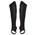 Miniatyrbillede 4 af 8: 2ST Professionelle Ridebukser til Heste Sport Beskyttelseslæder Leggings BlackM