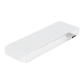 Pikkukuva 1 / 8: Type-C-sovitin 5-in-1 muistikortinlukija Multiport-sovitin USB 3.0 telakointiasema OS X -kannettavalle hopea