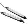 Miniatyrbilde 4 av 8: Par LED Dagkjørelysstripe Blinklys Hvit Gul Lysfarge Vanntett 23,5 cm / 9,3 tommer