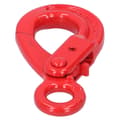 Miniatyrbild 2 av 8: Slip Hook Safety Lock Eye Type Self-Locking Rotation Lifting Rigging Tow Hooks G80 2T
