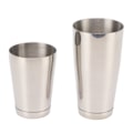 Miniatyrbilde 2 av 8: 304 Rustfritt Stål Cocktail Shaker 2-Seksjon Bartending Mixer Bar Vinblandingsshaker Speiloverflate med Bunnkopp