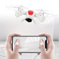 Miniatyrbilde 7 av 8: 5 MP 2,4 GHz HD Drone Fjernkontroll Foldbar Profesjonell Luftfotografering Quadcopter Hvit