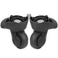 Miniatyrbillede 7 af 8: Et par A65 sorte rejsekufferthjul Mute Wheel Universal Bagageudskiftning Udendørsmateriale L