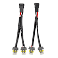 Pikkukuva 1 / 8: 2 kpl 9005 9006 Uros-H8 H9 H11 Naaras-Liitäntäjohdot Kuorma-auton LED-Johtojohdolle