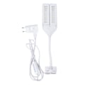 Miniatyrbillede 1 af 8: Akvarie Klipslampe med Kontrolbryder USB-stik 4 Rækker Bredvinkel Akvarium LED-lys 100-240VEU-stik