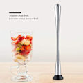Miniatyrbillede 6 af 8: Langt håndtag i rustfrit stål Cocktail Muddler Mojito Frugtmixer DIY Drink Vin Barware Tool