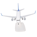 Miniatyrbild 5 av 8: Flygplansmodell 18,4x16,7cm Legering Robust flygplansmodellleksak med landningsställ för samlingsdekoration