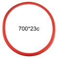 Pikkukuva 6 / 8: Pyöränrengas Solid Tube Räjähdyssuojattu Rengas Kiinteä Vaihteisto 24*1 3/8 Punainen