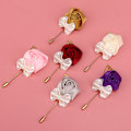 Miniatyrbillede 7 af 8: 6 stk Kunstig Rose Corsage Brosche Forlover Brudesvend Bryllup Tilbehør Bryllup