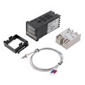 Miniatyrbillede 1 af 8: Digital PID-termostatkit Hurtig Respons Kyllingehus LED Temperaturregulator Temperatursensor Relæmodul 25A