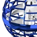 Miniatyrbillede 7 af 8: Flyvende Bold Legetøj Farverigt Lys USB Opladning Intelligent Sensor Plast Roterende Flyvende Bold Globe Blå