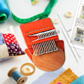 Miniatyrbilde 7 av 8: Mini Loom Vevstålsett Husholdningsvevstol Vevståltampingsmaskin Speed ​​Weave Tamping Machine