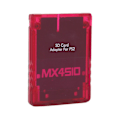 Miniatyrbild 5 av 8: MX4SIO SIO2SD minneskortadapter Handgjord stabil ersättningsminneskortläsare för PS2 Transparent Red