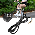 Miniatyrbillede 6 af 8: 48V Hastighedsstyring Twist Tommelgas Samling til E-cykel Elcykel