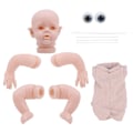 Pikkukuva 1 / 8: 12 tuuman vinyyli Reborn-nukkekokoelma DIY Maalaamaton Reborn-vauvanukke Muottisetti Osat Leikkivalkoinen 12 tuumaa