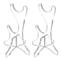 Miniatyrbild 7 av 8: 2st Sword Stand Akryl Stabil Lätt att installera Unikt multifunktionellt displayställ för Wand Hem Vardagsrum Transparent