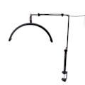 Miniatyrbilde 6 av 8: LED Halvmånelys Vippelysbordlampe 360 graders Rotasjon 3 Farger 10 Trinn Dimbar Vippelysforlengelse Beauty Fill Light 20W EU-kontakt 100‑240V