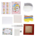 Miniatyrbillede 3 af 8: Nålefiltningssæt Fotoramme Uldfiltningsartikler Plysdyr DIY Materialer216# Sky Kylling