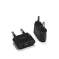 Miniatyrbillede 2 af 5: EU Rejseadapter, Type C Stik Black