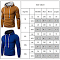 Miniatyrbilde 3 av 3: Grå hettegenser for menn - Tracksuit topp