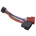 Miniatyrbilde 5 av 8: ISO Ledningsnettkontakt Adapterplugg 16-polet Bilstereo Radio Loom Utbytting for Alpine