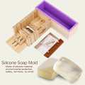 Miniatyrbild 3 av 8: Silikontvålform trälåda Cake Maker Cutting Slicer Cutter Making Tool