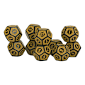 Pikkukuva 2 / 8: 10 kpl Noppasetti Polyedriset Nopeat Roolipeli RPG-peli Akryyli DND-lautapelivarusteet D12