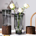 Miniatyrbild 7 av 8: Vas Creative Original Färg Glas Matbord Blomsterarrangemang Dekorativa prydnader