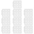 Pikkukuva 1 / 8: 10 kpl Mandala-malli Maalaus Piirustus Sapluunat DIY Muotinvalmistus Taidetarvikkeet
